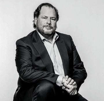 Marc Benioff bw