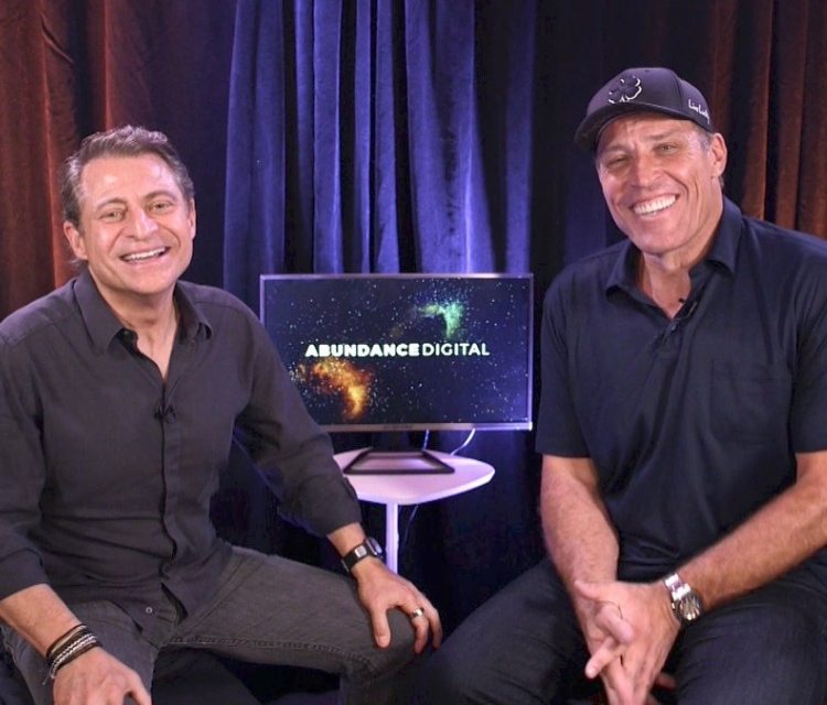 peter diamandis with tony robbins